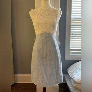 Lilly Pulitzer dress seersucker and eyelet NWT